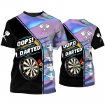 Laheda disainiga Dart League T-s&auml;rk meestele Spordi T-s&auml;rk 3D noolem&auml;ngu kingitus Prinditud T-s&auml;rgid Naiste r&otilde;ivad Naljakad Lapsed Poiste y2k Topid XL