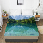 Kodu v&auml;limets 3D prinditud mustriga voodilina madratsikate elastne lint voodilina voodipesu 120x200 3pcs