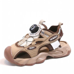 Suvised laste hingavad spordi- ja vabaajajalatsid raamiga v&auml;lissandaalid, &uuml;hev&otilde;rguga lastejalatsid rannajalatsid 27 must