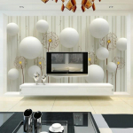 3D fototapeet kaasaegne mood Lihtne ja pehme v&otilde;ilill voodipesu toa diivan Taust Seinatapeet Seintele 3D 200 cm(W) x 140 cm(H)