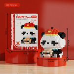 Peoloom Micro Diamond Ehitusklotsid Loovad harivad m&auml;nguasjad t&uuml;drukutele 6/7/8/10 aastased kingitused Panda2-262Pcs