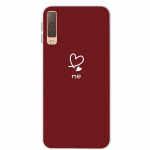 Korpused Samsung Galaxy A7 2018 kaanele, silikoonv&auml;rviline telefoni&uuml;mbrise kate Samsung A7 2018 A750 A750F 6,0-tollise kaitsekesta jaoks Samsung A7 2018 A750