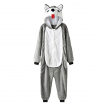 Husky koerap&uuml;ksid Kogu keha riided Anime Onesie t&auml;iskasvanutele Naised &Ouml;&ouml;riided Halloweeni Cosplay kost&uuml;&uuml;m &Uuml;heosaline koduriietus Kigurumi M
