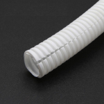 3 meetrit 7mm-28mmPP isoleeritud gofreeritud torujuhtme toru voolik keermestatud voolik plastikust l&otilde;&otilde;tsa kaitseh&uuml;lss White Open-28mm
