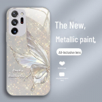 Samsung A04S Crystal Butterfly A13ins Wind 15 Gradient Note 40 k&otilde;ikeh&otilde;lmav kukkumisvastane Liquid Pro telefoni&uuml;mbris. Note 8