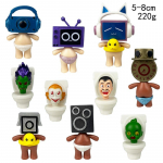 Skibidi WC Mees Kaamera Mees Figuurid Televiisor Mees K&otilde;lar Mees Modell Kaamera Tegevusfiguurid Kaunistused PVC Nukk M&auml;nguasi Kollektsioneeritav