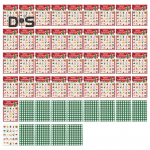 J&otilde;ulubingo M&auml;ngukaartide Komplekt Korduvkasutatavad Pidulikud P&uuml;hade Bingo Kaardid Siseaktiviteedid J&otilde;ulum&auml;ngud Pere Kogunemiseks punane