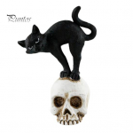 Halloweeni musta kassi figuriin &Otilde;udne n&otilde;ia kuju Vaik &Auml;mblik Loomaskulptuur Kodu Kontori Laua Kaunistus Ornament Festivali Kingitus C