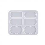 Mitmek&uuml;lgne epoks&uuml;vaiguvorm kaelakee v&otilde;tmehoidja ripatsite jaoks Trendikad &uuml;mmargused ja geomeetrilise kujuga tarvikud vormide valmistamiseks 8