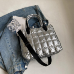 Yogodlns Tepitud polsterdatud kandekott Nailonist &uuml;hev&auml;rviline kott Ristkehaga kott Naiste &otilde;lakotid Naiste suure mahutavusega k&auml;ekott 31x10x24cm