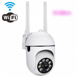 Kodu WiFi monitor 360 kraadi nutitelefoni intelligentne kaugjuhtimine siseruumides &ouml;ise n&auml;gemisega k&otilde;rglahutusega t&auml;isv&auml;rviline j&auml;lgimiskaamera 【2MP】Wifi Camera No Card valge