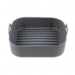 Silikoonist &otilde;hufrit&uuml;&uuml;ri k&uuml;psetuspann k&auml;epidemetega Mittekleepuvad korduvkasutatavad nelinurksed Airfryeri vooderdised