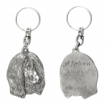 Afghan Hound, Tazi II - Silver-plated dog pendant, handbag decoration, backpack pendant by Art-Dog brand