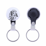 Dachshund Wire-haired, Wiener dog, Badger dog I - keychain with a dog portrait, pendant with the brand's own Art-Dog graphics