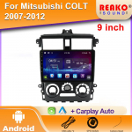 Automaailma Android Mitsubishi COLT 2007-2012 jaoks Multimeedia Pea Autoseade Raadio Carplay 2din DVD Navigatsioonim&auml;ngija Puuteekraan BT 4 core 1GB+32GB carplay
