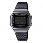 Casio Vanaaegne digitaalse nutitelefoni lingi roostevabast terasest kvarts ABL-100WEGG-1B unisex kell must