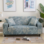 Lilletr&uuml;kiga elastne diivanikate Antimm&auml;&auml;rne spandex diivanikate M&ouml;&ouml;blikaitse magamistoaga kontori elutoa kodukaunistuseks 3 Seater