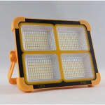 Laetav p&auml;ikesepaneeliga prožektor v&auml;litingimustesse, kaasaskantav LED-reflektor, laetav prožektor, ehituslamp 1Pcs