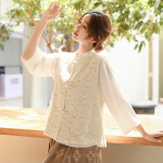 Naiste puuvillased tikandid mantlid, n&ouml;&ouml;bid, kevad, &uuml;hev&auml;rvilised vintage, n&ouml;&ouml;bid, vestid, mantlid M valge