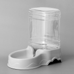 Kassi lemmiklooma automaatse s&ouml;&ouml;tja joogikauss, suure mahutavusega koer 3,8 l kombineeritud teraviljahoidla &auml;mbri tarnija Automatic Pet Feeder roosa