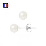 Compagnie G&eacute;n&eacute;rale des Perles &ndash; ehtsad kultiveeritud p&auml;rlitega k&otilde;rvar&otilde;ngad 6-7 mm 18K valge kullaga turvas&uuml;steem &ndash; naiste ehted