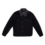 Levis puuvillane fliisvoodriga teksajakk Talvine unisex jope Must 16365-0054 S