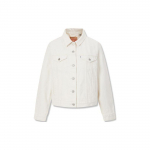 Levis &uuml;hev&auml;rviline pikkade varrukatega teksajakk naistele Jakid Valge 29945-0154 XS