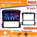 Android autoraadio Kia Sorento BL 2002 2011 stereo GPS navigatsioon video multimeediam&auml;ngija magnetofon carplay 8 core 6GB+128GB