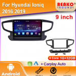 Android auto raadio Hyundai Ioniq 2016 2019 jaoks stereo GPS-navigatsioon video Multimeediapleier kassetimagnetofon carplay 4 core 1GB+32GB carplay