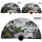 50x88cm suur maalipaberist ventilaator seinale riputatav dekoratiivne kokkupandav ventilaator kontorisse, esikusse, koju, elutuppa, dekoratiivne ventilaator Lucky Strike 50x88cm