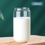 550 ml/350 ml klaastass kaanega ja k&otilde;rrega l&auml;bipaistev mulli teetass, mahl, klaas&otilde;lu, piimapurk Mocha tassid hommikus&ouml;&ouml;gikruus joogin&otilde;ud 500ml