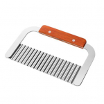 1/2 tk Kartulil&otilde;ikur, roostevabast terasest kortsutatud laastul&otilde;ikur Lainelise teraga kartuliviilutaja friikartulite k&ouml;&ouml;giviljalaastude l&otilde;ikur K&ouml;&ouml;k 1pc