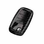 ABS-s&uuml;sinikfiibrist auto v&otilde;tme&uuml;mbrise kate VW Volkswagen Polo Golf Passat Beetle Tiguan Seat Leon Altea Skoda Octavia Kodiaq jaoks must