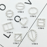 10 TK/Komplekt Pulmad Kuum M&uuml;&uuml;k Juukseaksessuaarid Peav&otilde;ru Valmistamine Kaardi Kaunistus Rhinestone Pandlad Naised DIY Populaarsed T&uuml;drukud Metall 1