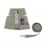 1 komplekt Lemmiklooma rihmaga Mugav reguleeritav komplekt Pehme lemmiklooma kutsika t&auml;hestik Tikand Koera rinnarihma rihma komplekt roheline