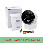 Veetaseme n&auml;idik 52 mm punase taustvalgustusega veetaseme indikaatoriga, sobib 12 V 24 V autopaadi ja 100 mm&ndash;500 mm 0&ndash;190 oomi andurile