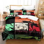 Anime Spy x Family Anya Tekikate Padjap&uuml;&uuml;r Voodipesukomplekt Kahekohaline &Uuml;hekohaline T&auml;is Suur Kuningas T&auml;iskasvanud Lapsed Voodiriided Tekikate 70x133cm 2pcs beige