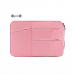 Mitme taskuga s&uuml;learvutite ja tahvelarvutite salvestuskott 13-15-tollistele seadmetele 15.6 inches roosa