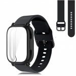 Kaitse&uuml;mbris + silikoonrihm Xiaomi Redmi Watch 5 Lite/5 Active t&auml;iskaaneekraaniga TPU Soft Shell ja hingav spordirihm Watch 5 Active