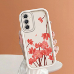 Pehme silikoonist ruudukujulise redeliga printimismustriga telefoni korpus T&auml;iskaanega kaamera p&otilde;rutuskindel kaitse kummist &uuml;mbris Samsungile Samsung A15 5G must