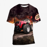 3D-prinditud uus traktori T-s&auml;rk Mood lapsed Lahedad t&auml;navar&otilde;ivad Hip-hop Naljakas T-s&auml;rk Meeste Naiste Naljakad l&uuml;hikeste varrukatega suvetopsid 4XL