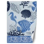 Tapeet Kala ja karbid 100x140 sinine