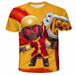 Pol&uuml;ester Kiirelt kuivav BRAWL STARS Meeste Topid Suvised Laste Vabaaja Mugavad Kiirelt kuivavad Hingavad Laste T-s&auml;rgid Riided XXS-6XL 12 L