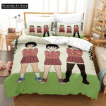 3D Prindi Moodne Anime Azumanga Daioh Voodipesu Komplekt Poistele T&uuml;drukutele &Uuml;heinimese Queen T&auml;issuurus Tekikott Padjap&uuml;&uuml;r Voodi T&auml;iskasvanu Magamistuba EU Single 90x200cm