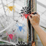 20 tk S&auml;rapulber &Auml;mblikukaunistused Halloweeni peo rekvisiidid Teenused Tarvikud Plastikust kaunistused Dekoratiivne kodu 8x5cm