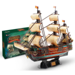DIY 3D kolmem&otilde;&otilde;tmeline pusle kokkupandud laevamudel USS San Philip Spain k&auml;sitsi valmistatud isetehtud m&auml;nguasjad beige