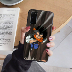 AD64 Dragon Ball Android Must &uuml;mbris Samsung Note 20 Lite S24 Ultra S23 S22 A05 A06 A11 A71 A15 A16 A13 A24 A25 A33 A52 A53 M55 M35 Pehme &uuml;mbris Samsung S10 Lite p&otilde;drapruun