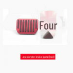 Libisemisvastane, kulumiskindel piduri- ja gaasipedaal Tesla Model 3/Y-le 3/Y5 anti-slip h&otilde;be