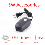Akvaariumi &otilde;hupump Kalapaak Mini vaikne Kompressor &Uuml;he kahe v&auml;ljundiga hapnikupumbad Akvaariumid Veetarvikud 220V 3W 5W EU adapter plug