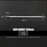 150mm Pikkus 1tk Volframkarbiidist P&ouml;&ouml;rdfiilid Silindriline &Uuml;mar Terav T&uuml;&uuml;p 6mm 8mm 10mm Puidut&ouml;&ouml;tlemine Metalli Freesl&otilde;ikur